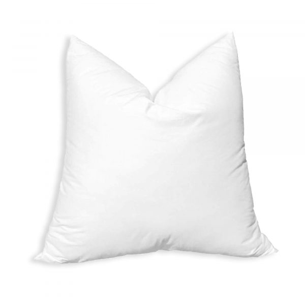 Synthetic down pillow insert
